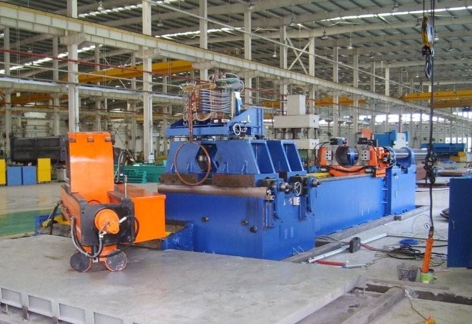 Mid-frequency bending machine
